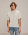Playera Fit Boxy Verde,BLANCO HUESO